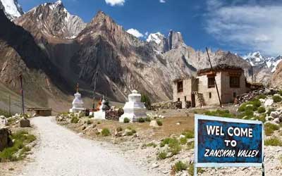 Vallée du Zanskar Ladakh